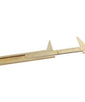 Image of 0 to 80mm Vernier Caliper For Jewelry Making Precision Sliding Gauge Dual Scale Inside And Outside Measurement Brass Ruler