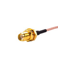 MMCX To SMA Female Antenna Extension Cable 95mm Low Loss gold-plated connector for FPV Racing Drones and Quadcopters DIY Accessories
