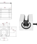 Smooth Glide Linear Rail Kit 4 Pcs Lot Ball Slide Blocks SBR12UU SBR16UU SBR20UU Lock Type Precision Guide Rail dimensions and design