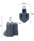 4 Pack 3 Prong To 2 Prong Polarized Grounding Adapters ETL Listed Indoor Use Converts 2 Prong Outlets To 3 Prong