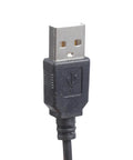 USB connector for Low Noise Inline Duct Fan With 3 Speed USB 5V Power Double Duct Ports ABS Construction Smoky Odor Extraction