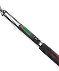 Beefed Up Heavy Duty One Half Inch Angle Digital Torque Wrench With Real Time Display And Battery Indicator, shown diagonally
