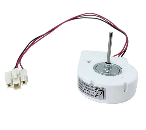 Plug And Play DC 12V 4W Evaporator Refrigerator Fan Motor Replacement For Frigidaire, Vissani, Magic Chef And Midea Freezer, 2400RPM CW