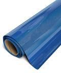 Electric Blue Siser EasyWeed Heat Transfer Vinyl Roll 11.8 Inch By 3 Feet for crafting apparel and accessories.