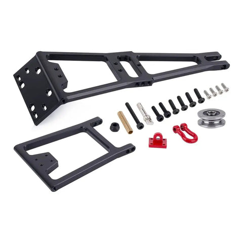 Rescue Tow Truck Wrecker Kit DIY Tool For One Tenth Scale RC Crawlers Featuring CNC Machined Aluminum Alloy Anodized Finish