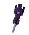Dual Function Pipe Thread Cutting Tool Set For Internal And External Threads, DIY Friendly Design, Works On One Half Inch And Three Quarter Inch Pipes, Crafted From 40Cr Alloy Steel, Heavy Duty Hex Shank For Easy Electric Drill Threading, Two Pack, hex shank view