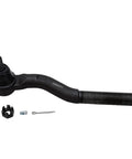Front Outer Tie Rod End Set For Jeep Wrangler 2007 Through 2017 JK Without Drag Link Includes Two Outer Ends With M25x1.5-6g Thread For Reliable Steering Upgrade, black steel end with castle nut and cotter pin