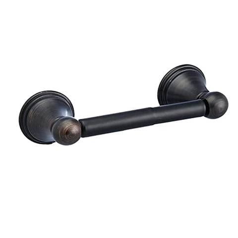 Oil Rubbed Bronze Toilet Paper Spring Holder With Modern Style, 8.6 Inch By 2.3 Inch, 9.5 Inch Wide Fixture And 3.07 Inch Projection
