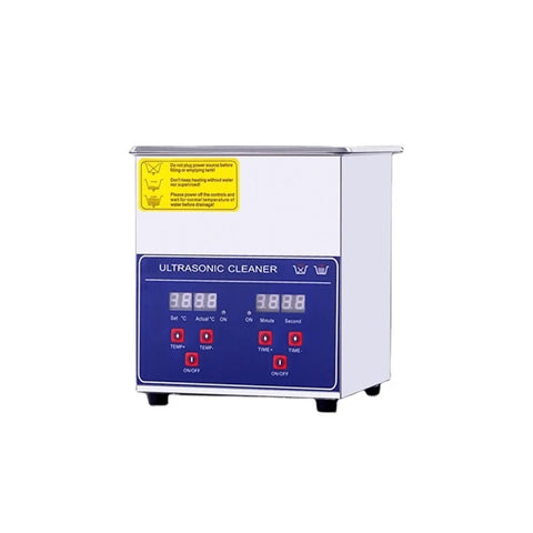 Heavy Duty 2L Ultrasonic Cleaner For Vinyl Records, Jewelry Watch And Glasses Cleaning with digital display and controls.