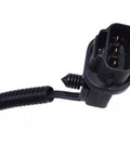 Jeep Engine Crankshaft Position Sensor Replacement for Grand Cherokee TJ Wrangler 1997 1998 1999 2000 2001 2002 2003 2004 4.0L 4.7L 5.2L 5.9L V6 V8 Fits 917-769 SU3028 4897321AA OEM Compatible Easy Install. Black connector close-up
