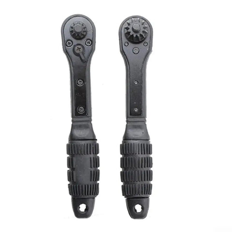 Versatile 2-In-1 Drill Chuck Key With Integrated Ratchet And 12.5Mm Square Drive Socket Wrench For Lightning Fast Bit Swaps black ratchet handle