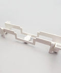 66 Block Punchdown Mount Bracket For Wall Installations, Standard B Bracket Design, Durable Flame Retardant UL 94V0 Plastic, 10 x 3.3 x 1.9 in