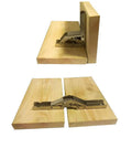 Two Piece 90 Degree Folding Hidden Hinge For Tables And Cabinets Built Tough Heavy Duty Bracket Hardware Made From Cold Rolled Steel
