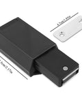 Heavy Duty Magnetic Push Latch For Cabinets And Doors Easy Open Touch Latch Hardware in black stainless steel