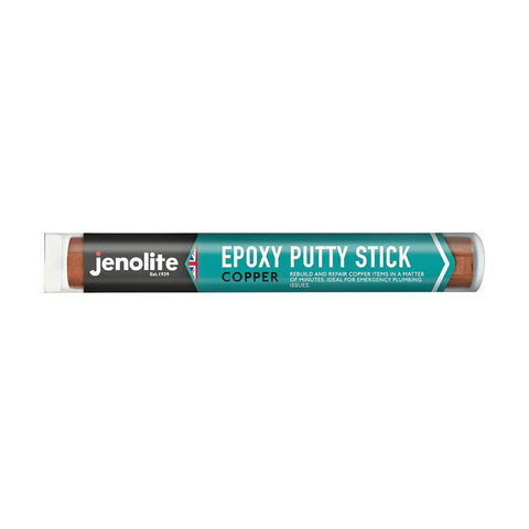Copper Pipe And Tank Repair Epoxy Putty Stick For Leaks And Hot Water Lines Fast Fix 7 Inch 4 Oz Emergency Plumbing Repair On Copper Brass Bronze And Other Surfaces in packaging.