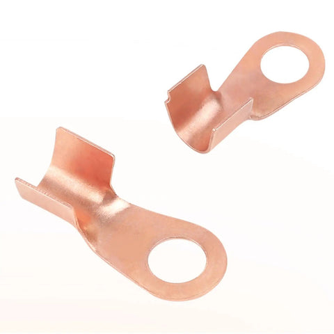 Heavy Duty Magnetic Welding Ground Clamp With Super Strong Hold For Metal Fabrication And Shop Repairs, copper connectors displayed.