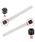 High Precision ER Extension Rod For Machine Tools With Ultra Low Runout 0.005mm Accuracy And Stable Cutting Performance showing collet holder ends.