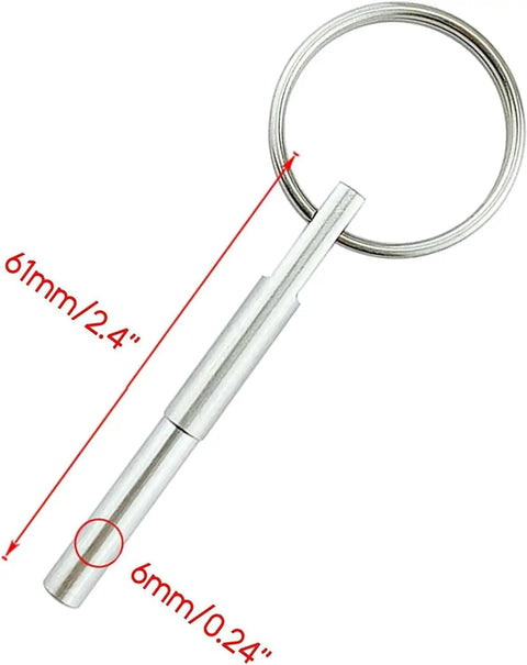 Coffee Machine Repair Key Set With Gasket Pack And Magnetic Wrench key ring with 61mm length and 6mm diameter specifications