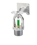 Five Piece Heavy Duty Fire Sprinkler Heads DN15 Side Discharge Threaded End showing green activation core for fire suppression.