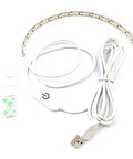 Top Shelf Quality 12 Inch Led Light Strip For Sewing Machines With Slick Touch Dimmer, Bendable Cut To Fit Flex Tape, Super Bright White Bulbs, And Long Usb Cord, A Real Deal Upgrade For Makers with USB cable and adhesive.