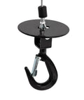 Heavy Duty Electric Hoist With 1102 Lb Capacity And Wired Remote Control Lift For Garage Shop Or Factory Jobs featuring a robust steel hook.