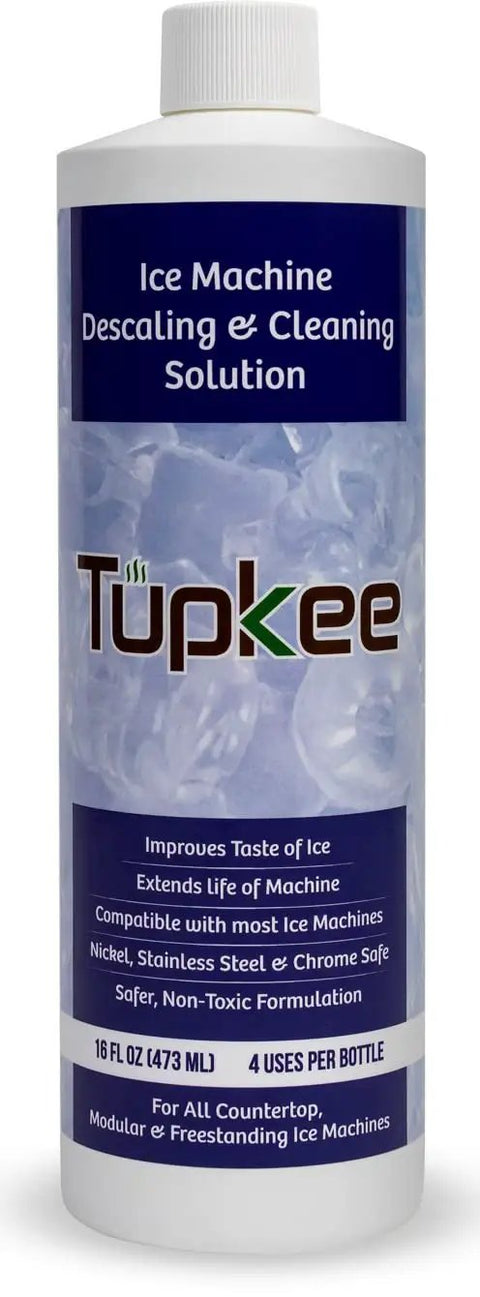 Ice Maker Cleaner And Descaler 16 Oz Nickel Safe Non Toxic Citric Acid Formula Compatible With Scotsman KitchenAid Affresh All Major Brands Made In USA Odorless And Powerful Breaks Down Mineral Buildup That Vinegar Cannot Touch. 16 oz bottle