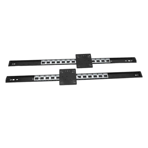 Beefy Heavy Duty Ball Bearing Drawer Slides Runner Tracks 2 Section Durable Black 650mm Long By 35mm Wide Cabinets Rvs Trucks Home Renovation And Heavy Load Drawers Garage Basement Workshop Storage Upgrade Set Up black steel pair