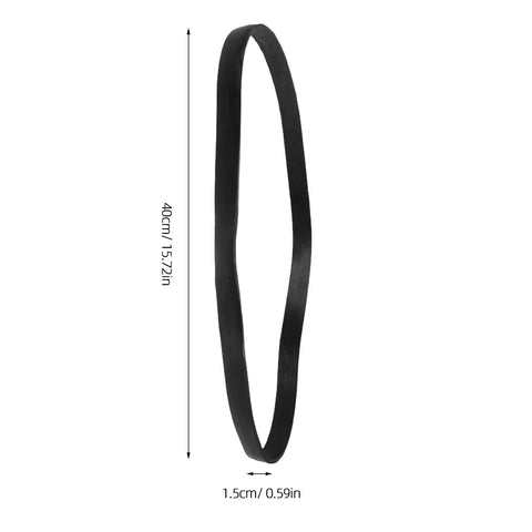 Tough As Nails Fire Extinguisher Cart Silicone Rings Heavy Duty Shock Absorbing Bumpers, 40cm long, black silicone material.