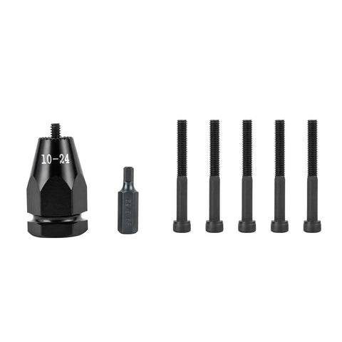 10-24 head and mandrels from Air Powered Rivet Nut Gun Kit With Quick Change Nose Pieces Pneumatic Rivet Nut Pull Setter