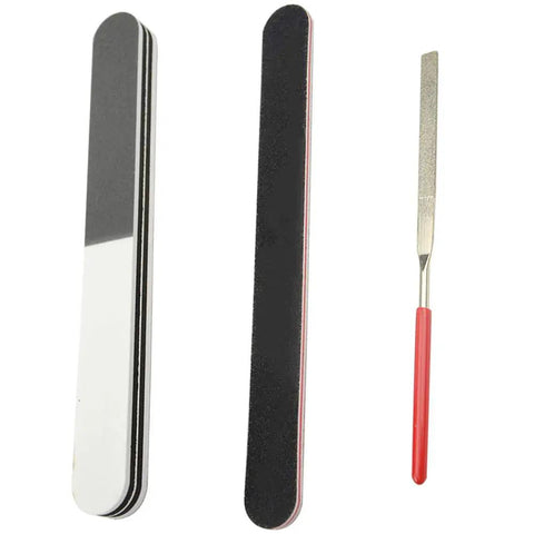 Separator file and polishing blocks from 17 Piece Model Tools Kit For Gundam And Car Models Noob-Friendly Starter Modeler Craft Set