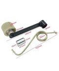 Heavy Duty Chain Tensioner With Roller Kits Upgrades Your 200cc ATV Quad BS200S-7 For Smooth Rides And Reliable Performance On Rough Trails, roller kit parts with dimensions