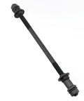 Durable Rear Bike Axle 240 Millimeter 9.45 Inches Three Eighths Inch Black 26 Tpi Hub Cone Lock Nut Washer Kit