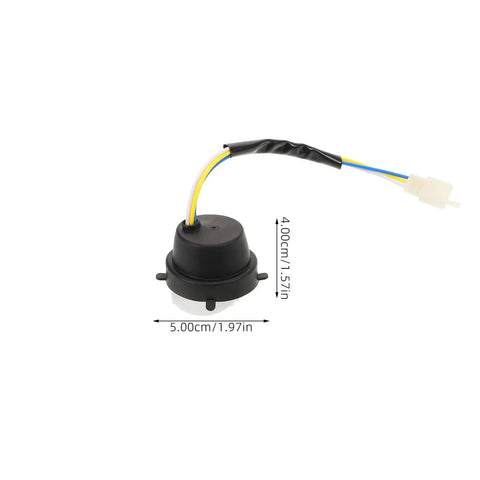 Motorcycle Headlight Socket Adapter With Double Claw 1.97 Inch Front Light Wiring Harness Compatible With Scooter And Electric Bike Easy Install No Fuss And Plug And Play For Quick Headlight Replacements