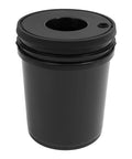 Black planting bucket for Hydroponic Growing System Kit Dope With 5.28 Gallon Deep Water Culture Pump Air Stone And Recirculating Drip Garden