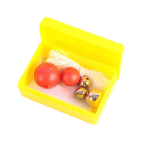 Hands On Pendulum Science Kit For Kids And Students Kid Friendly Diy Physics Experiments Classroom Teaching Aids Portable Physics Lab Device For School Projects And Home Learning in a yellow box with red and silver balls.