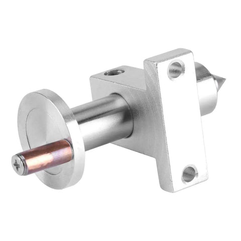 Heavy Duty Mini Lathe Live Center With Dual Precision Bearings, silver metal, for smooth machining and stability.