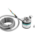 Tough As Nails Rotary Encoder With Hollow Shaft And Three Phase Output 5V And 24V Power Ready High Precision Industrial Sensor IP54