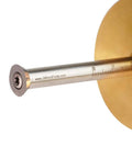 Close-up of the Solid Brass Wheel Marking Gauge Kit Featuring Metric Micro Adjuster Ruler and Hardened Steel Cutter.