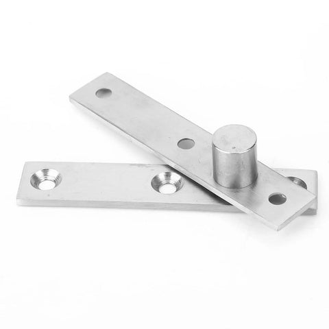 Stainless Steel Revolving Door Hinge 360 Degree Pivot Heavy Duty 95mm Long With Brushed Finish Countersunk Screw Holes Built To Last