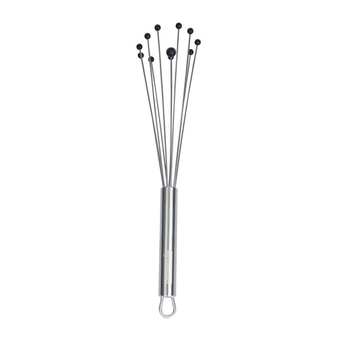 Stainless Steel Ball Whisk With Silicone Tips 10.5 Inch 24 Pack Non Scratch Dishwasher Safe Non Stick Silicone Ball Whisk For Cooking