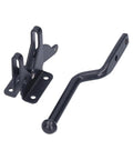 Gate Latch Kit For Outdoor Fences Rust Resistant Carbon Steel Gate Bolt For Doors Wood Vinyl Or Composite Fence Posts