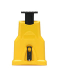 Universal Chainsaw Sharpener Kit With 12 Sharpening Stones And One Preinstalled Stone, yellow stand front view