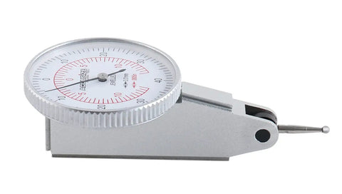 0.01 mm By 0.8 mm Dial Test Indicator With Large 1.5 Inch Face Jeweled Movement Includes 3/32 And 3/8 Inch Mounting Shanks Model S900 C114 Pro Grade Precision Micro Dial Gauge For Machining Setup And Alignment Workhorse