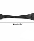 15 Pin Male To Dual Female Power Extension Cable Flat Short Design For Hard Drives Optical Drives Server Racks 21cm length