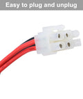 Pro PVC Shortwave Radio Power Cord Adapter 4 Pin To 6 Pin Connector close-up with easy setup shown