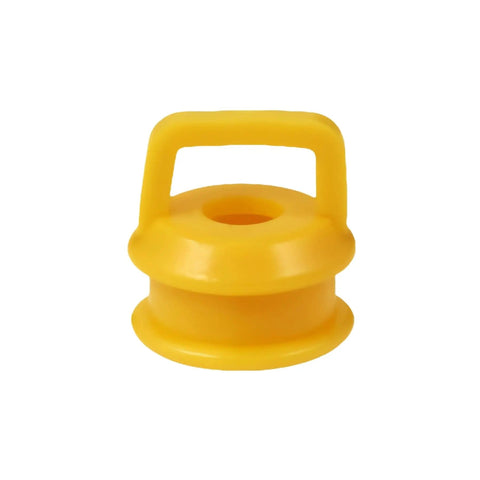 Yellow bushing from Chevy Silverado Transmission Shifter Linkage Cable Bushing Repair Kit 3 Pc Clip Set For Silverado 1500-3500.