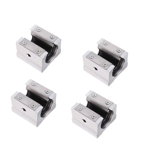 4pcs Linear Bearing Slides SBR10UU To SBR25UU 10 To 25mm Length For CNC Parts And 3D Printer Parts Precision Machine Tools High Precision Linear Guides, metal blocks