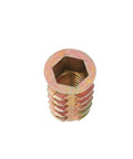 Top view of Rugged Zinc Alloy Socket Cap Screws Set M4 M5 M6 M8 M10 for Wood Insert Nuts, Flanged Hex Drive, Corrosion Resistant Hardware