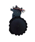 Left Wheel Replacement For Self Cleaning Vacuum Mop Robot 1S L10S B101CN, rubber tread close-up with connectors