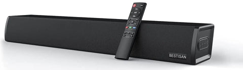 Bestisan sound bar with remote control, compatible with Beefy 18V 19V Charger For Megacra Bestisan Geoyeao sound bars.